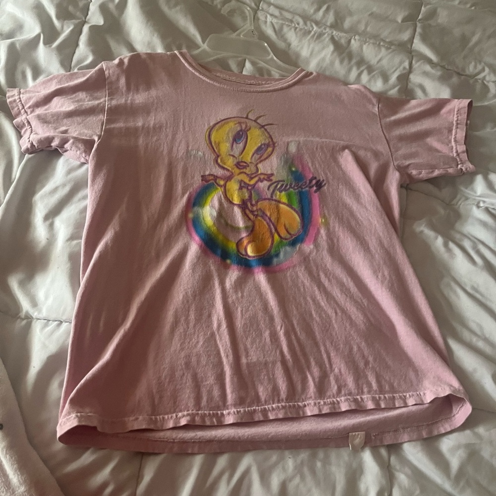 pink looney tunes shirt